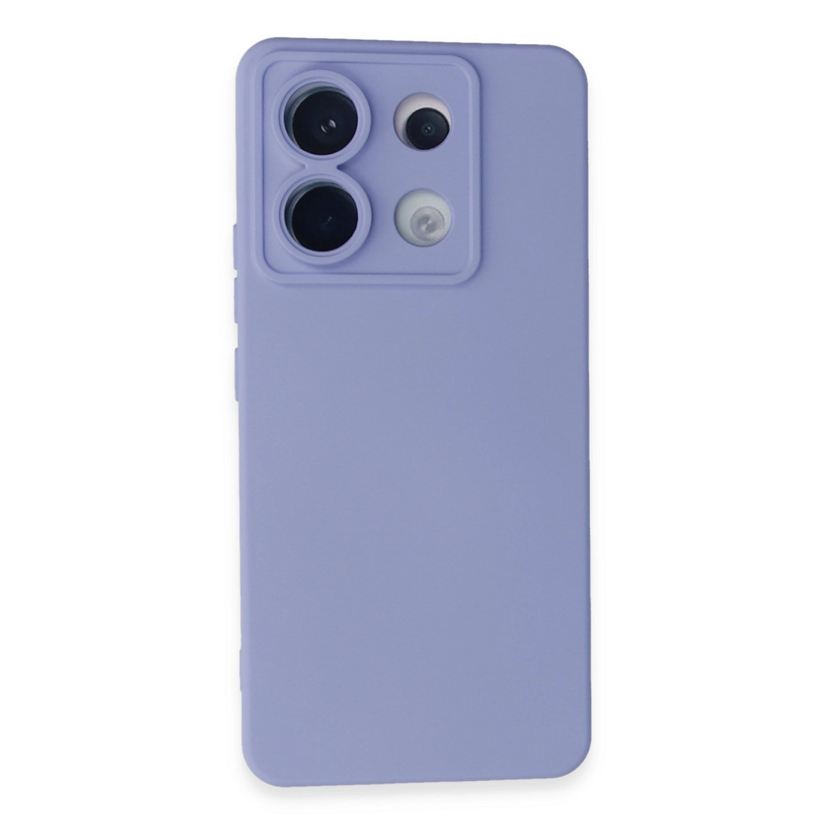 NEWFACE Xiaomi Redmi Note 13 Pro 5G Uyumlu Nano İçi Kadife Silikon Telefon Kılıfı Lila