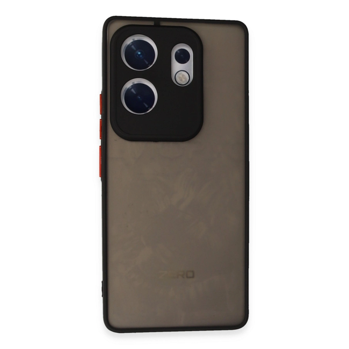 NEWFACE İnfinix Zero 30 4G Uyumlu Montreal Silikon Kapak Telefon Kılıfı Siyah