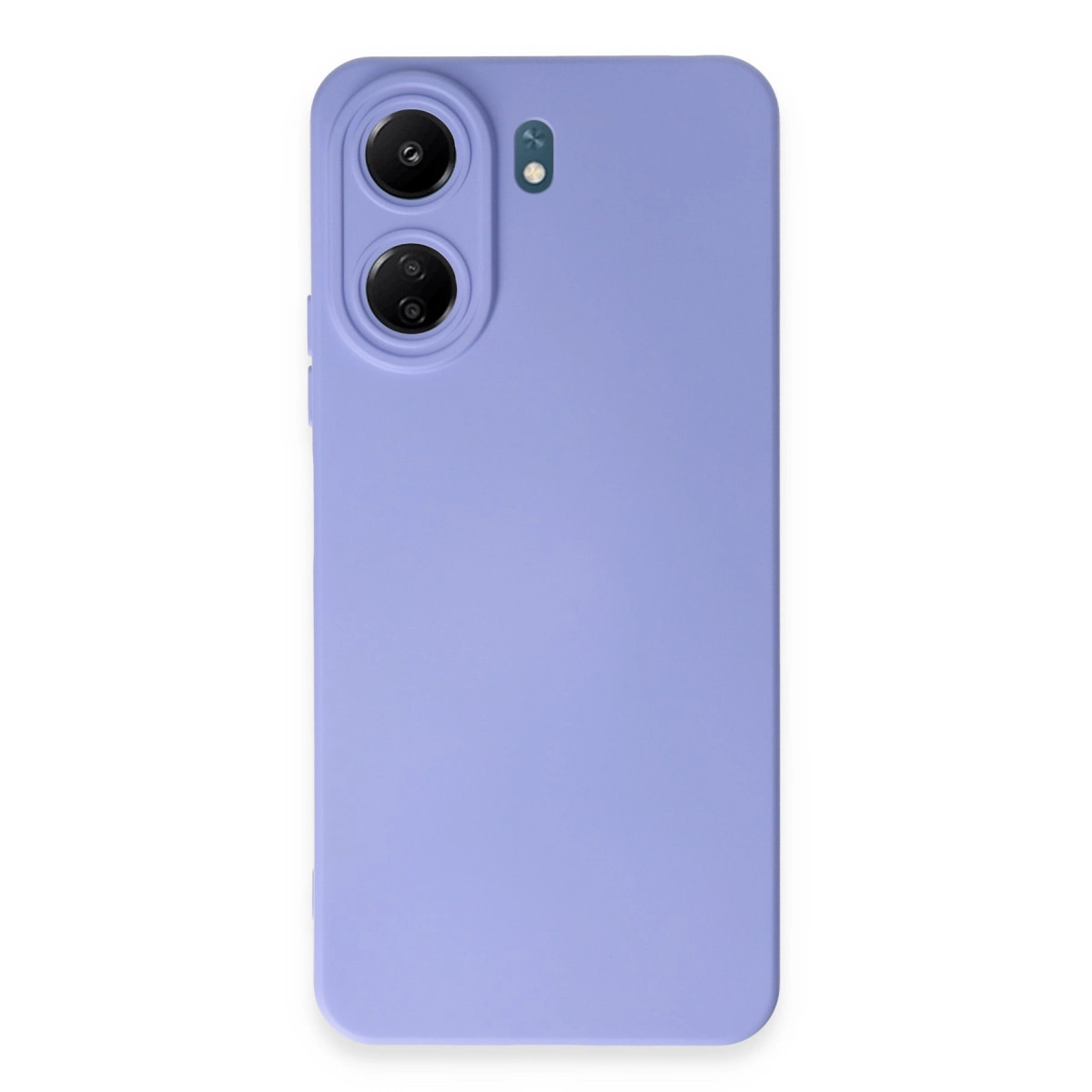 NEWFACE Xiaomi Redmi 13C Uyumlu Nano İçi Kadife Silikon Telefon Kılıfı Lila