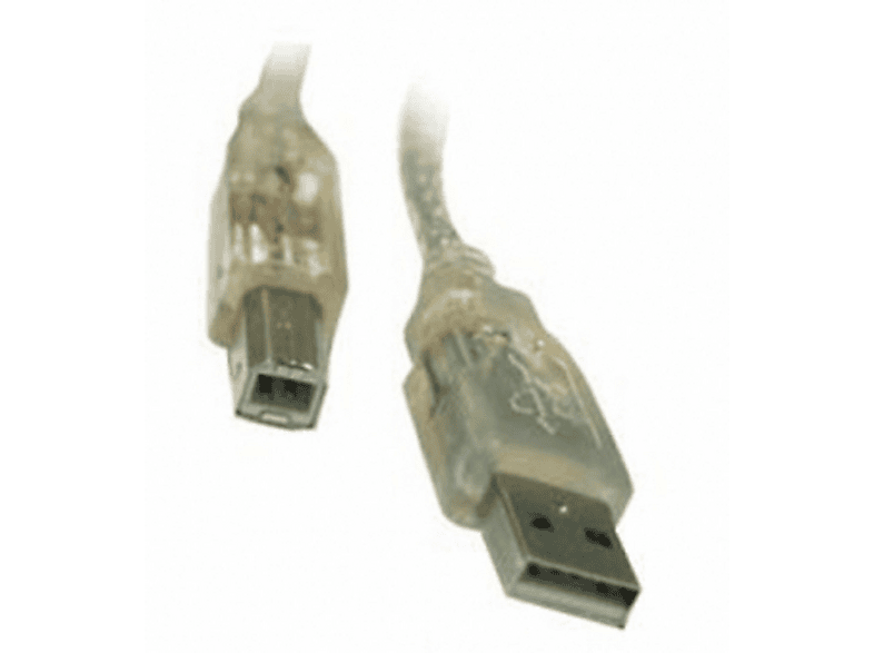 S-LINK SL-U2015 USB2.0 1.5m Yazıcı Kablosu Şeffaf