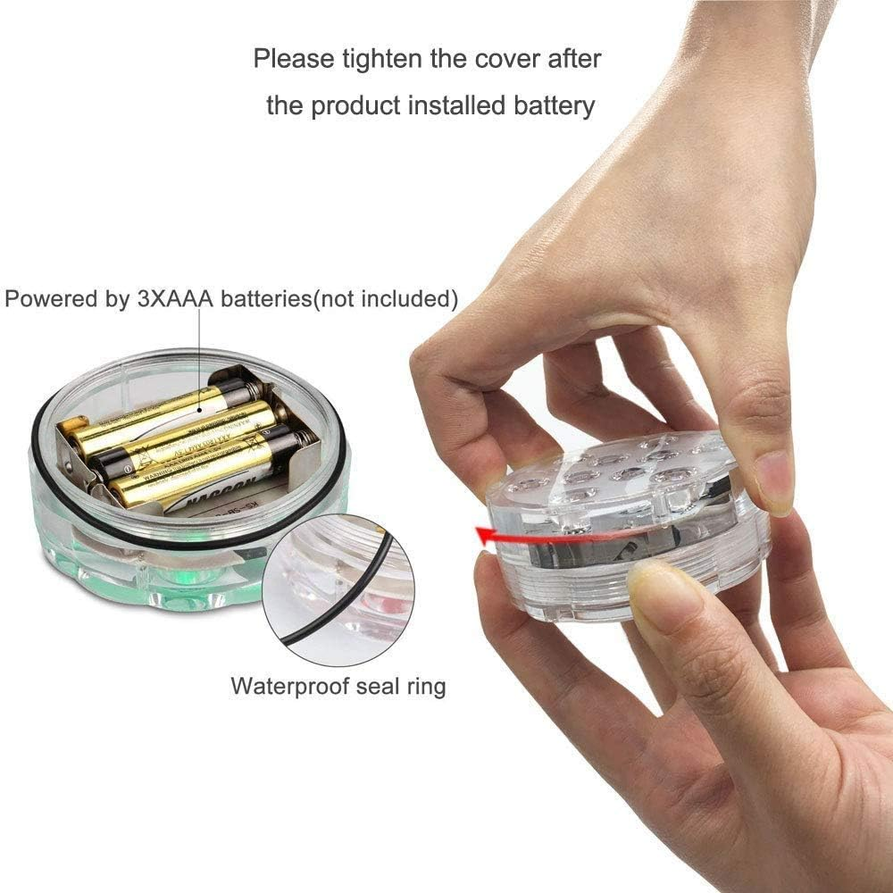 Ein klares, wasserdichtes Licht mit AAA-Batterien und Dichtung.