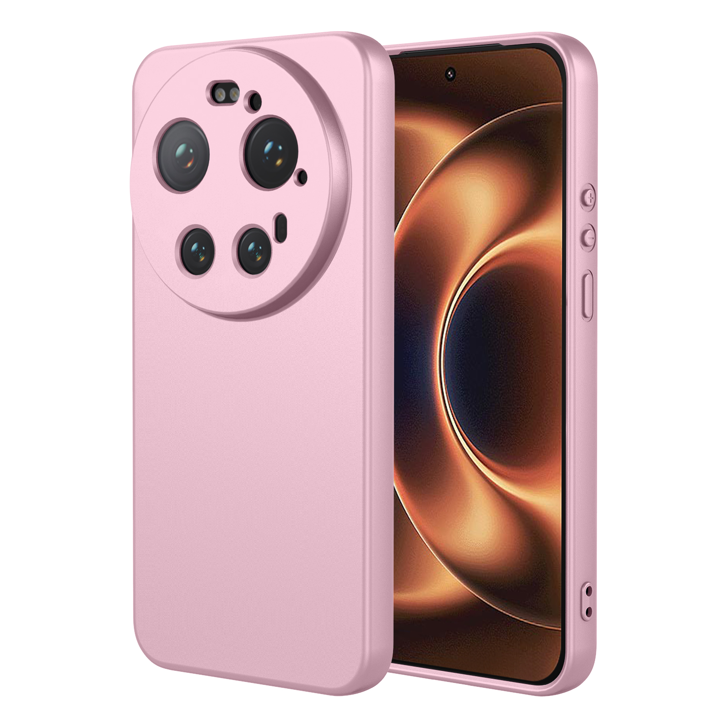 MOBYDEFEND Matte Siliconen Backcover Geschikt Voor Xiaomi 17 Ultra Telefoonhoesje Blauw 173343883