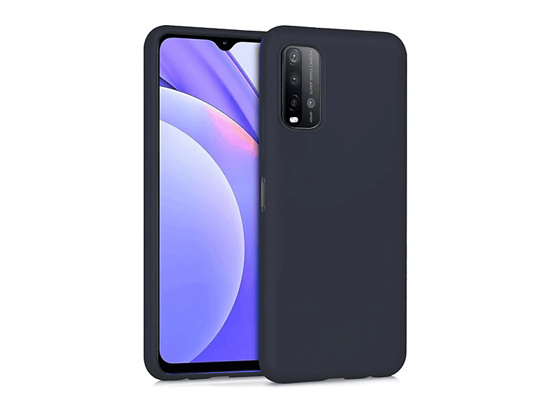 NEWFACE Xiaomi Redmi 9T Uyumlu Nano İçi Kadife Silikon Telefon Kılıfı Siyah