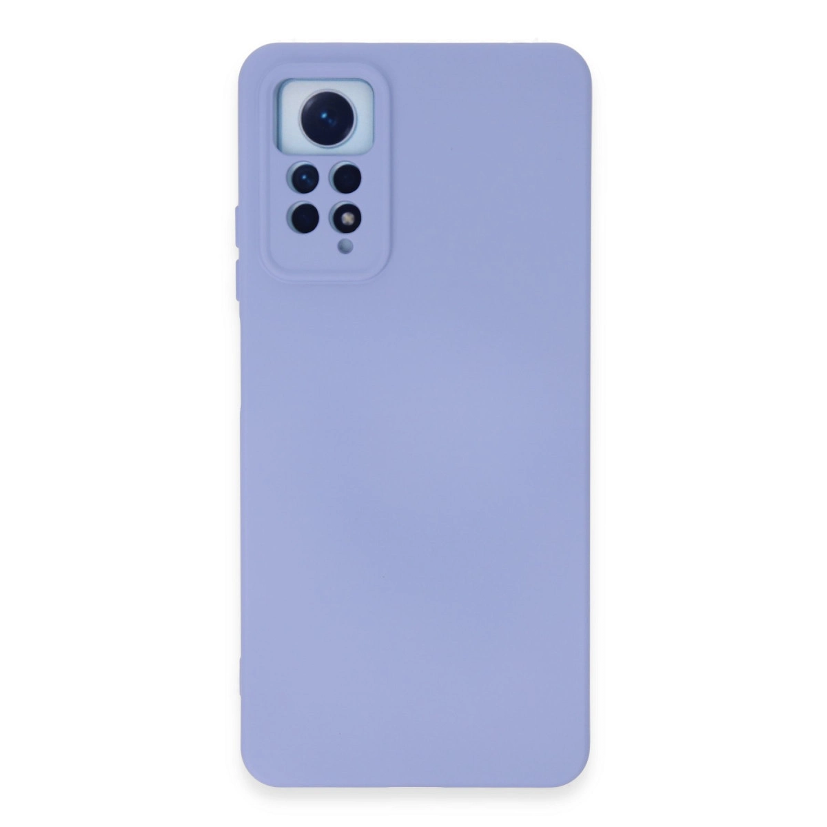 NEWFACE Xiaomi Redmi Note 12 Pro 4G Uyumlu Nano İçi Kadife Silikon Telefon Kılıfı Lila