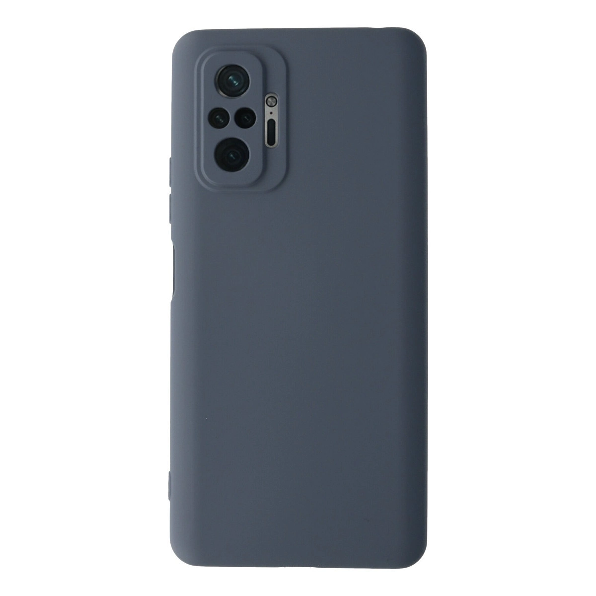 NEWFACE Xiaomi Redmi Note 10 Pro Uyumlu Nano İçi Kadife Silikon Telefon Kılıfı Gri