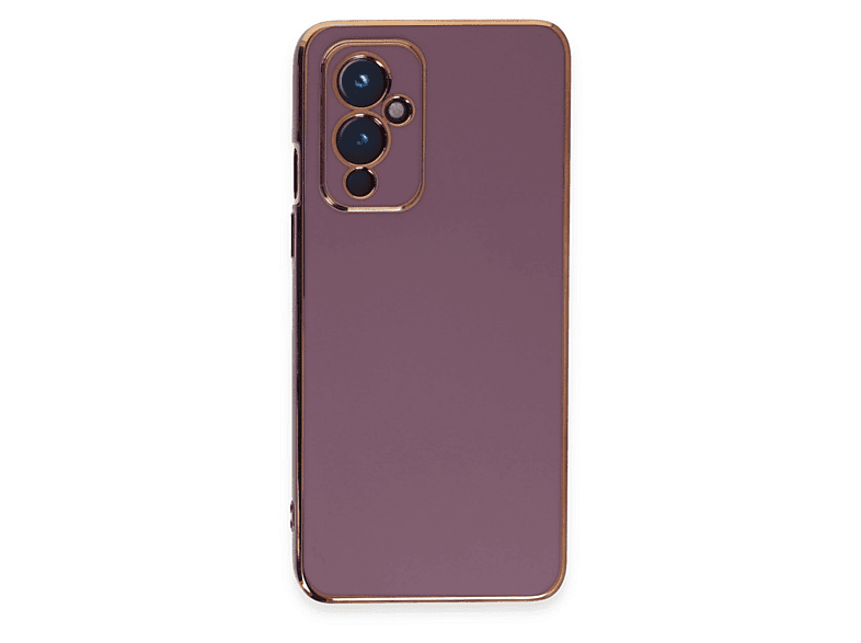 NEWFACE One Plus 9 Uyumlu Volet Silikon Telefon Kılıfı Mor