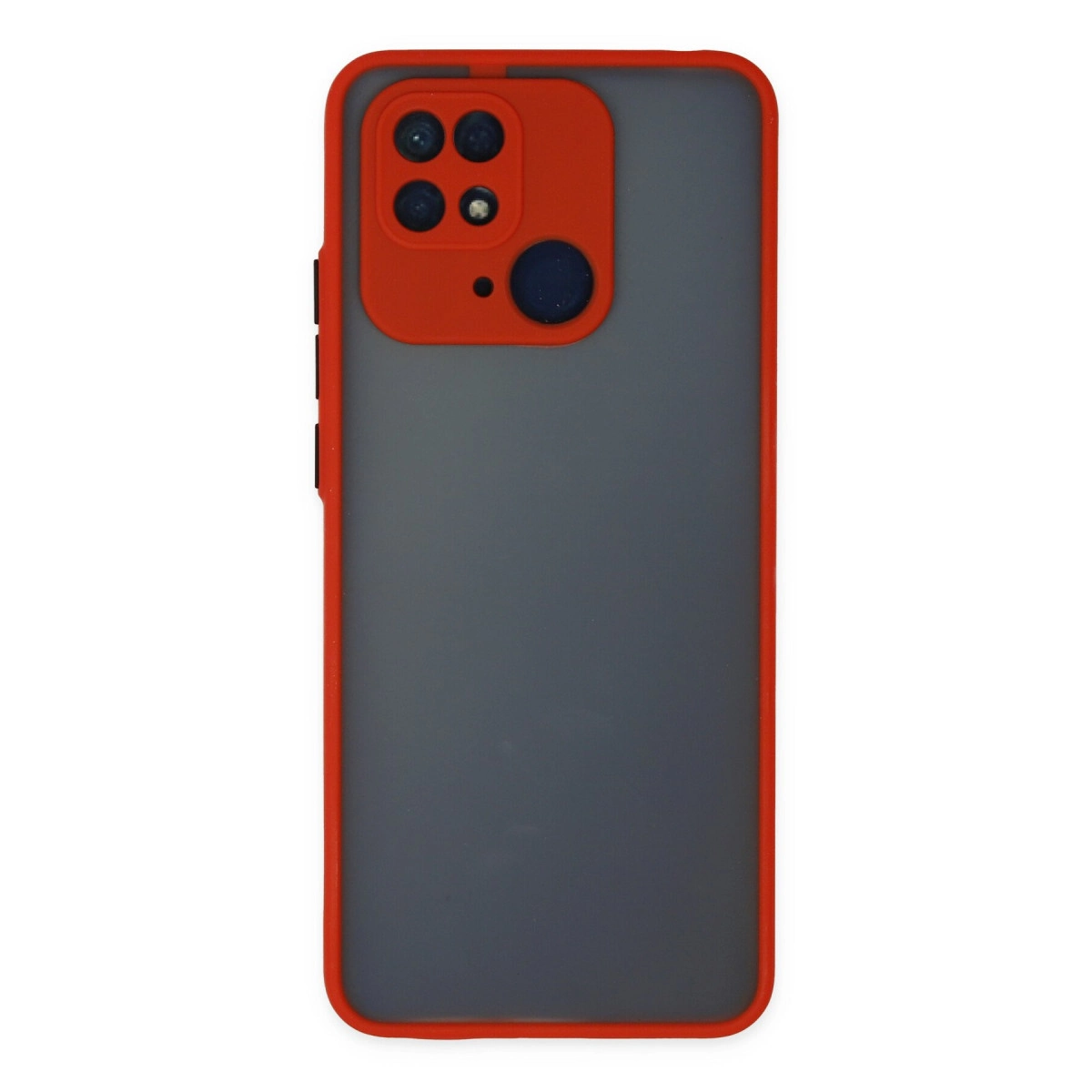 NEWFACE Xiaomi Redmi 10C Uyumlu Uyumlu Montreal Silikon Kapak Telefon Kılıfı Kırmızı