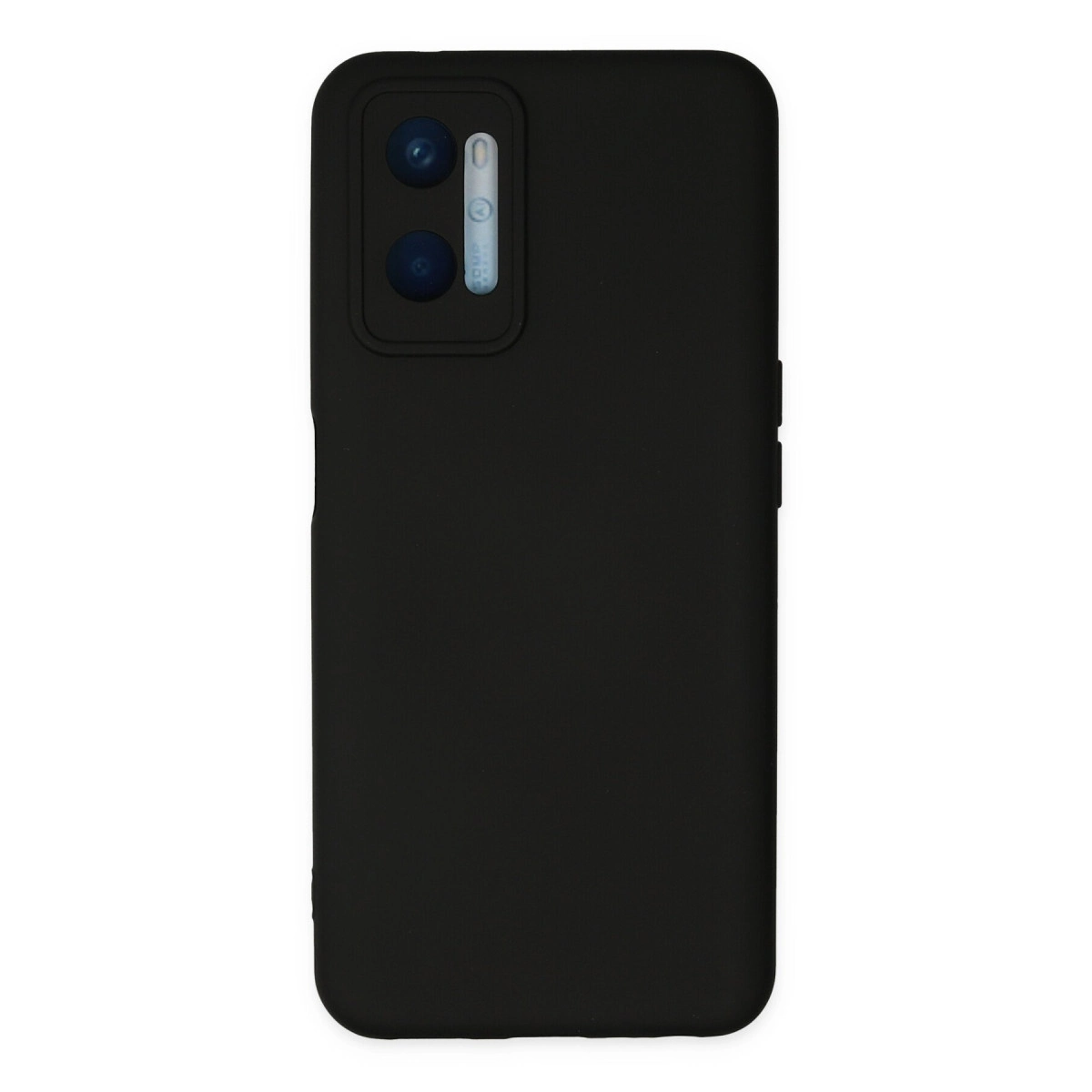 NEWFACE Oppo A96  Uyumlu Nano İçi Kadife Silikon Telefon Kılıfı Siyah