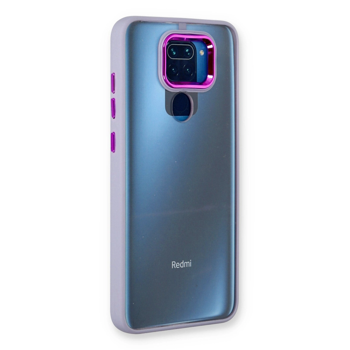 NEWFACE Xiaomi Redmi Note 9 Uyumlu Dora Kapak Telefon Kılıfı Lila