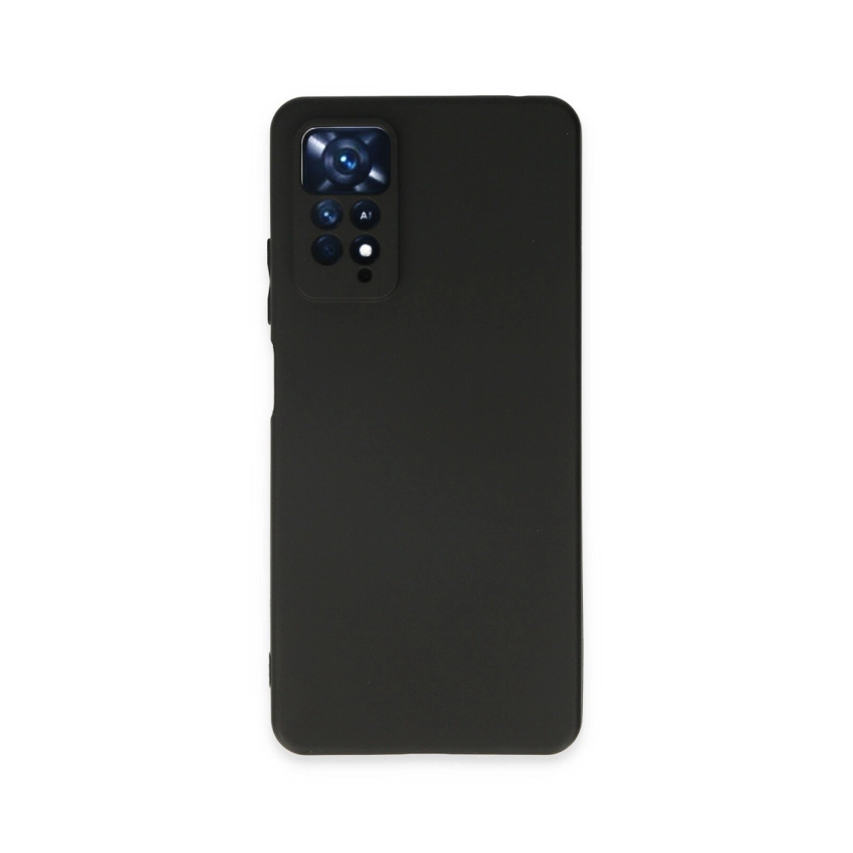 NEWFACE Xiaomi Redmi Note 11 Uyumlu First Silikon Telefon Kılıfı Siyah