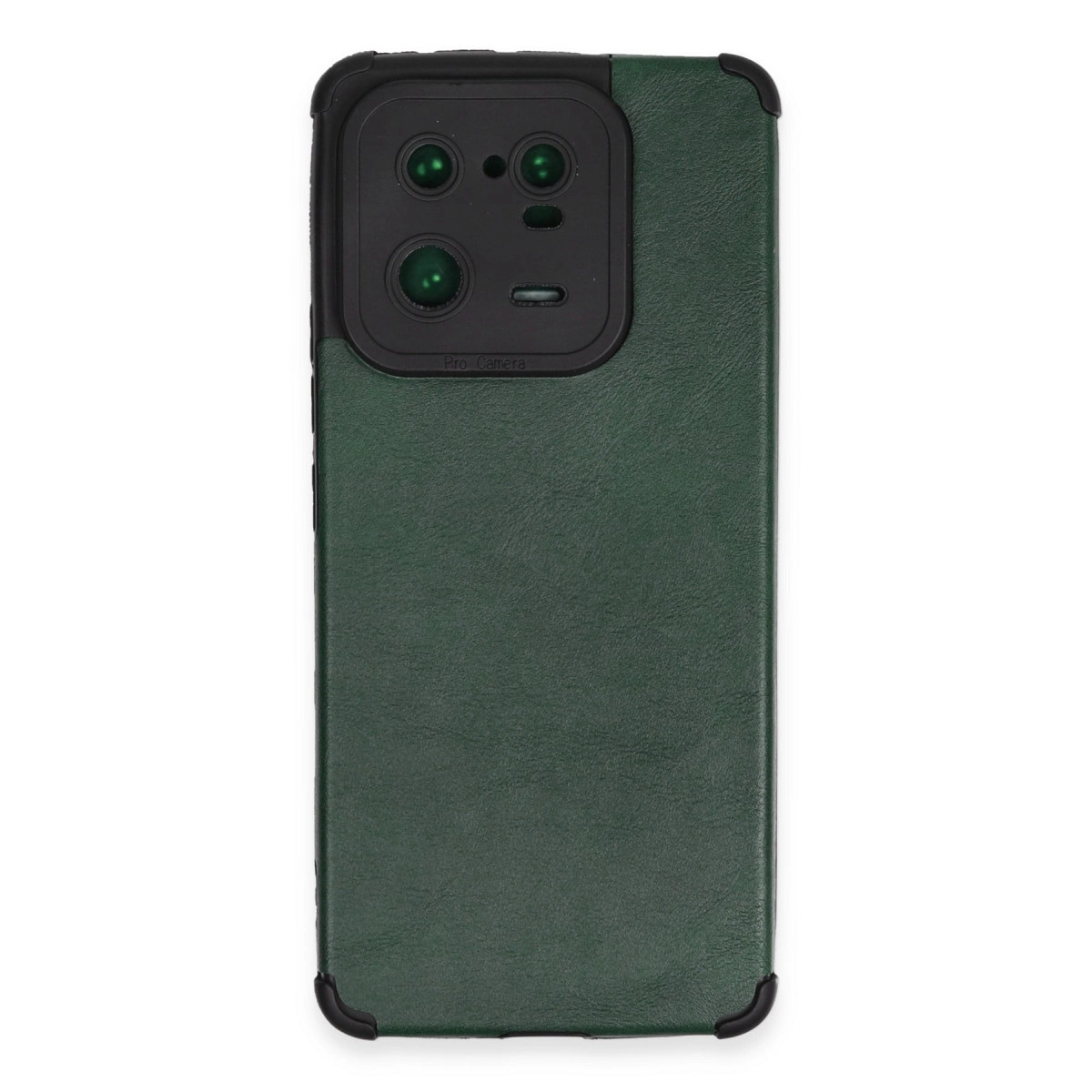 NEWFACE Xiaomi Mi 13 Pro Uyumlu  Loop Deri Silikon Telefon Kılıfı Yeşil