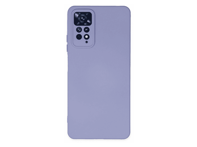 NEWFACE Xiaomi Redmi Note 11 Pro Uyumlu Nano İçi Kadife Silikon Telefon Kılıfı Lila
