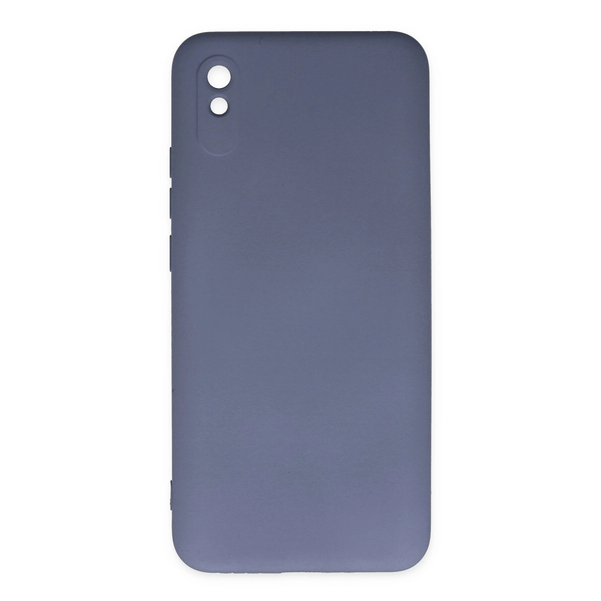 NEWFACE Xiaomi Redmi 9A  Uyumlu Nano İçi Kadife Silikon Telefon Kılıfı Gri