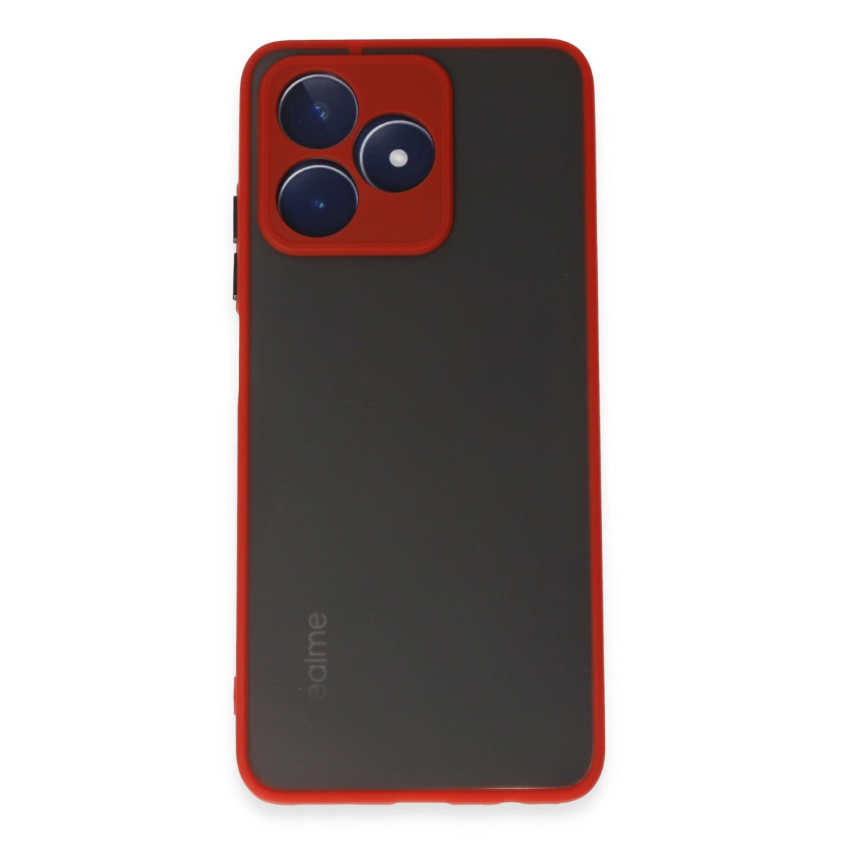 NEWFACE Realme C53 Uyumlu Montreal Silikon Kapak Telefon Kılıfı Kırmızı