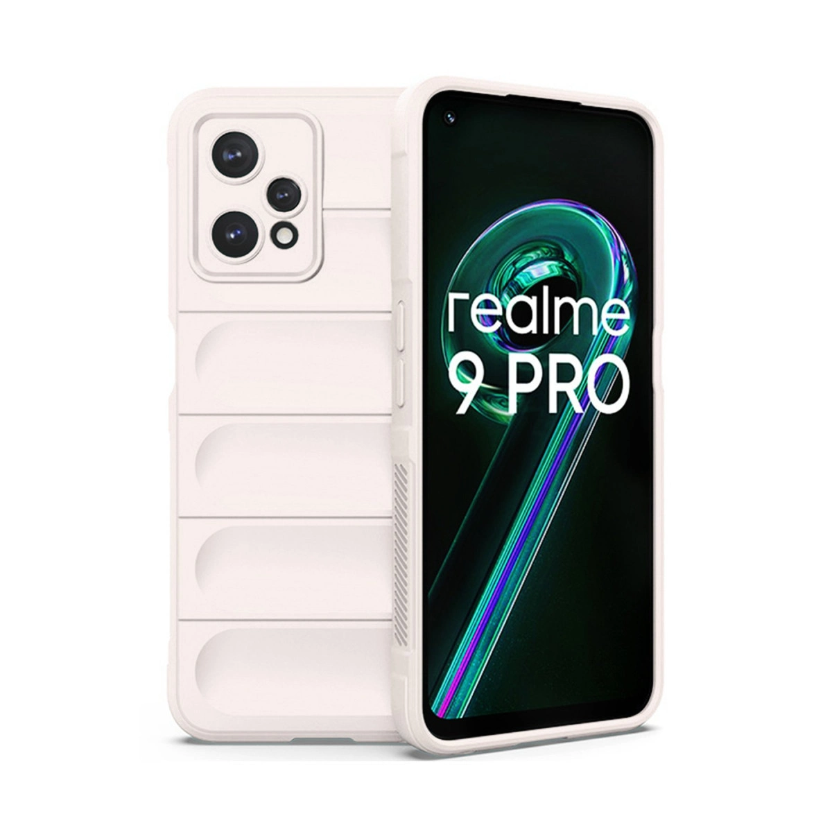 Kamera modll Realme 9 Pro iin beyaz telefon kf.