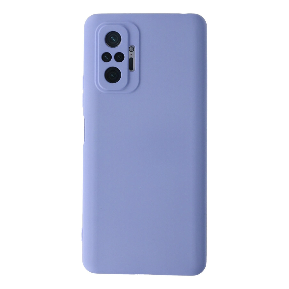 NEWFACE Xiaomi Redmi Note 10 Pro Uyumlu Nano İçi Kadife Silikon Telefon Kılıfı Lila
