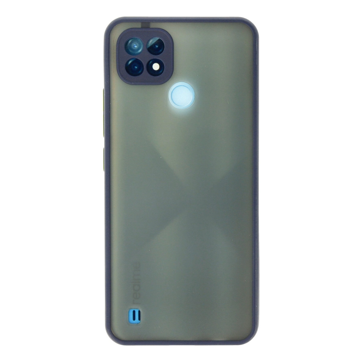 NEWFACE Realme C21 Uyumlu Montreal Silikon Kapak Telefon Kılıfı Lacivert