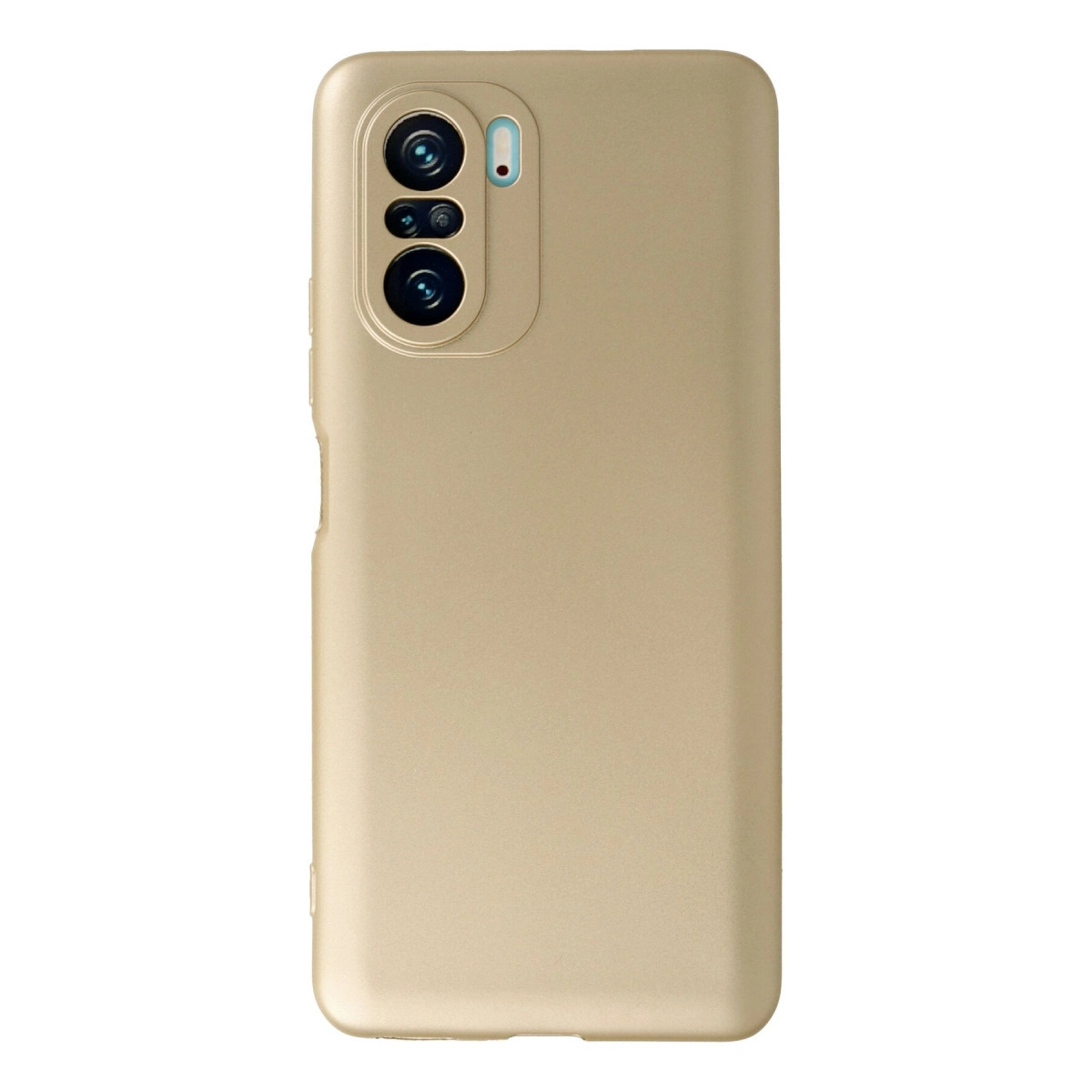 NEWFACE Xiaomi Poco F3 Uyumlu First Silikon Telefon Kılıfı Gold