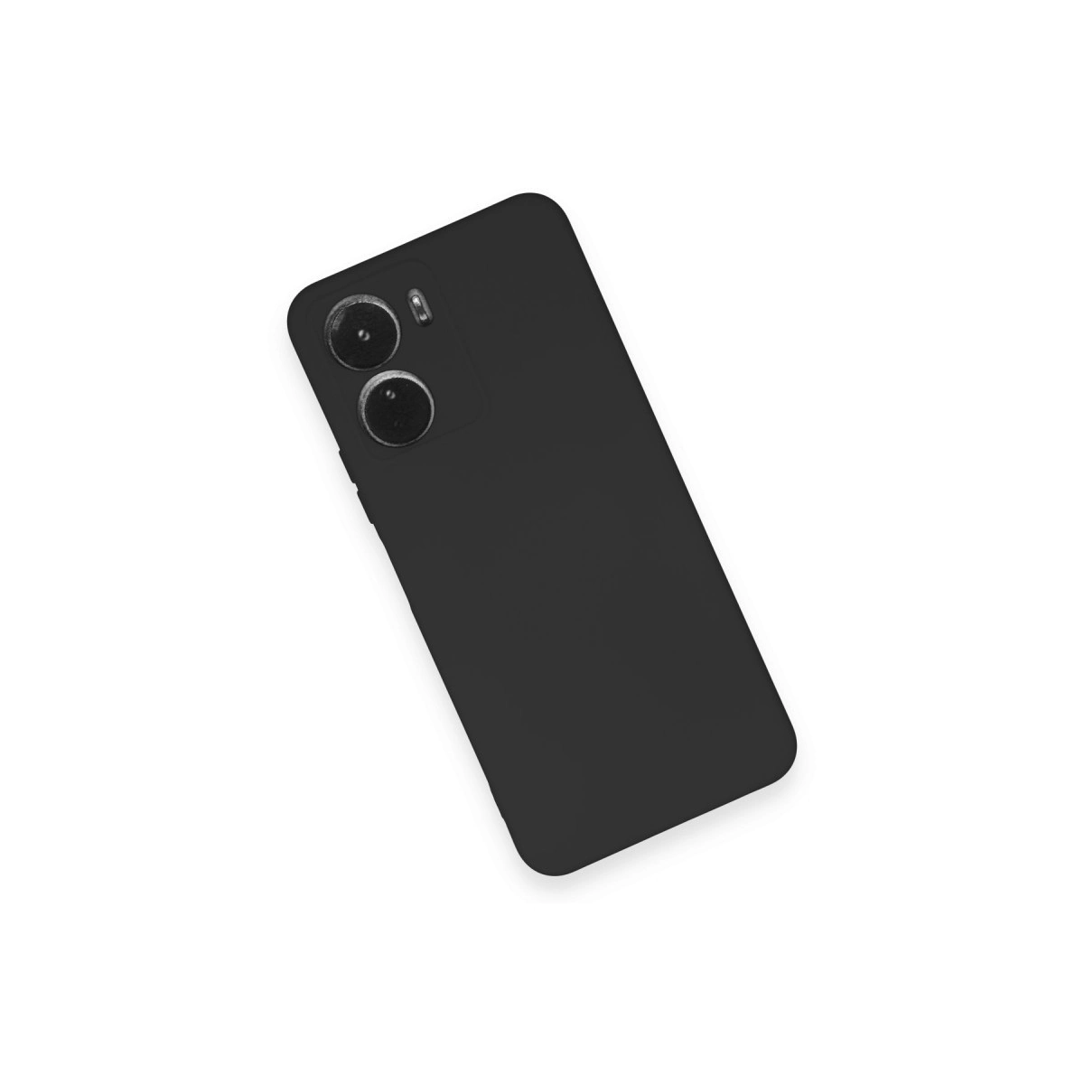Beyaz arka plan üzerinde iki kamera lensli siyah akıllı telefon.
