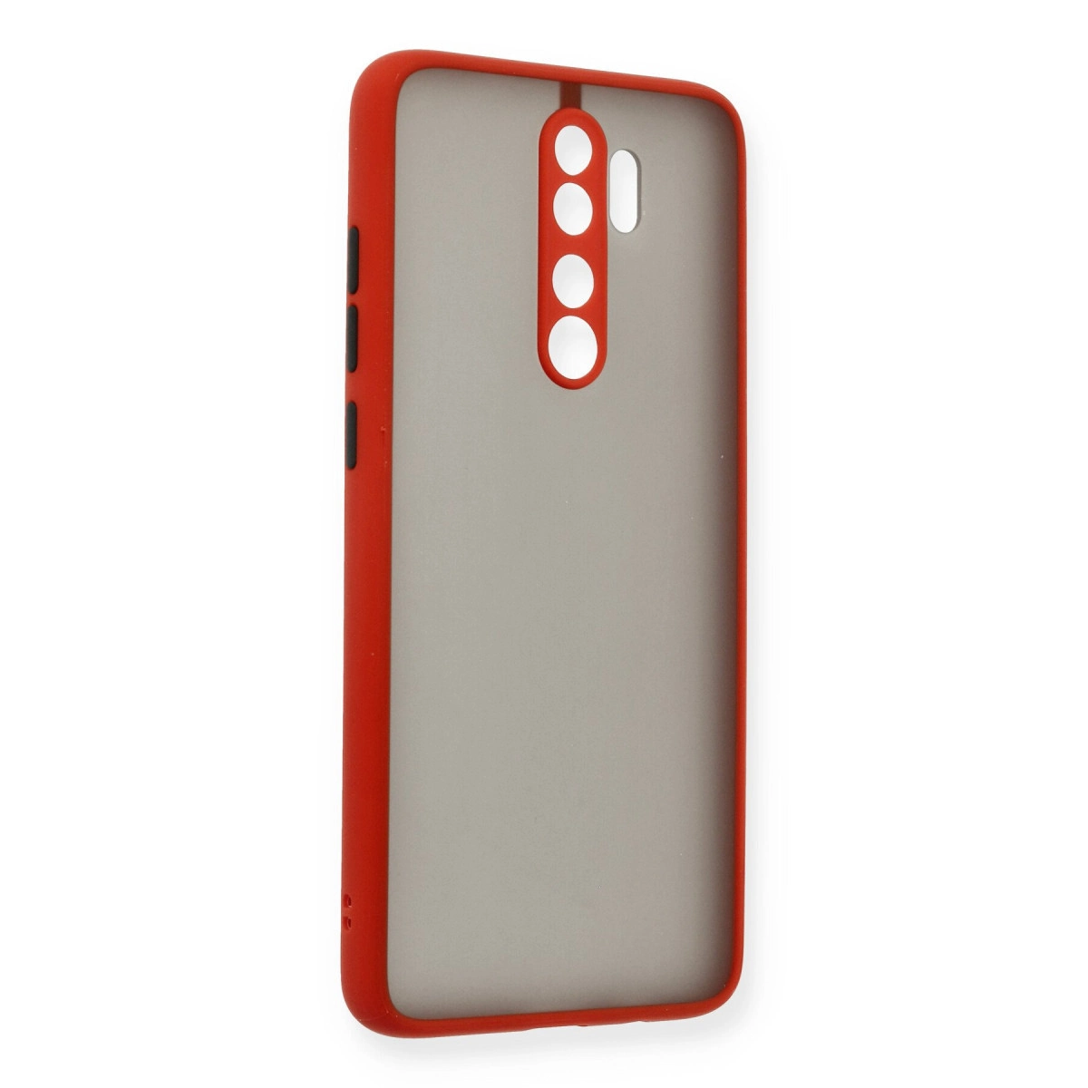 NEWFACE Xiaomi Redmi Note 8 Pro Uyumlu Montreal Silikon Kapak Telefon Kılıfı Kırmızı