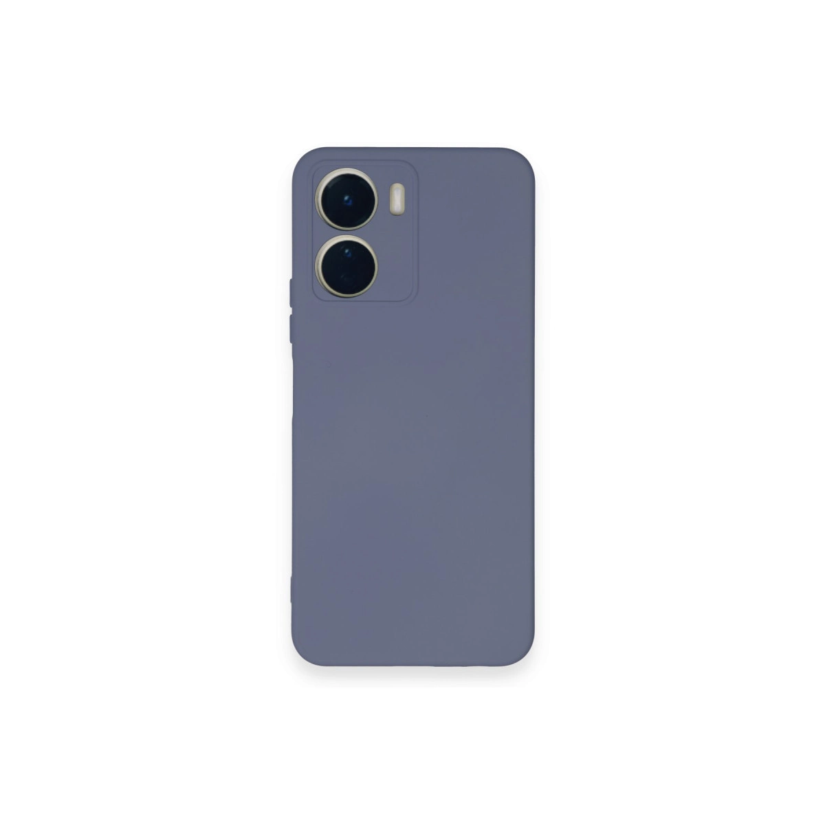 NEWFACE Vivo Y16 Uyumlu Nano İçi Kadife Silikon Telefon Kılıfı Gri