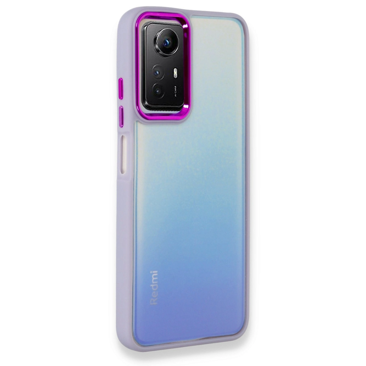 NEWFACE Xiaomi Redmi Note 12S Uyumlu Dora Kapak Telefon Kılıfı Lila