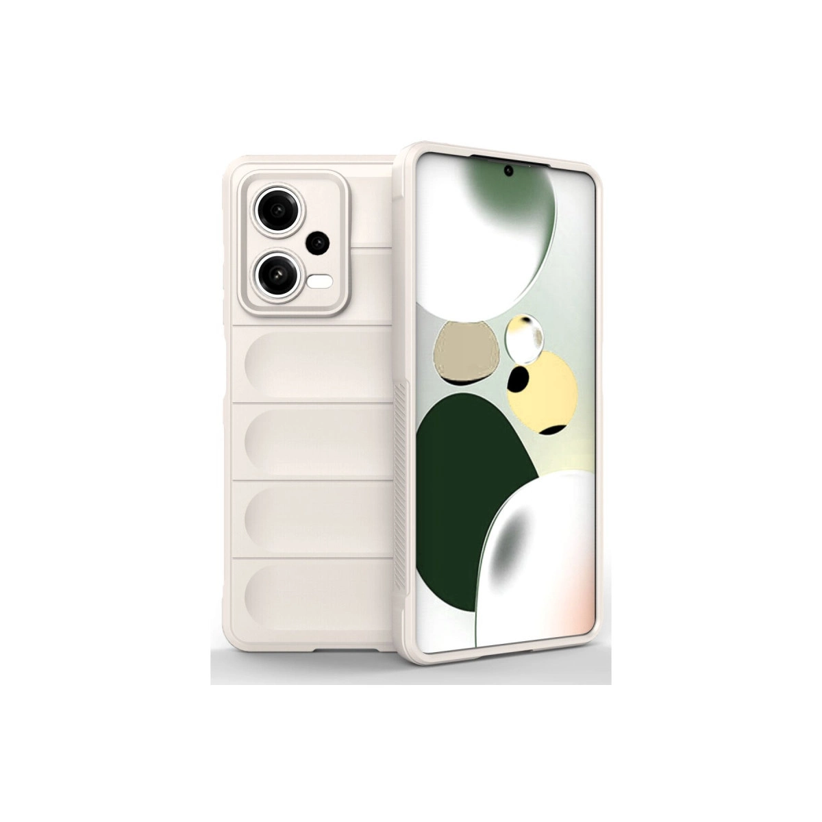 NEWFACE Xiaomi Poco X5 5G Uyumlu Optimum Silikon Telefon Kılıfı Krem
