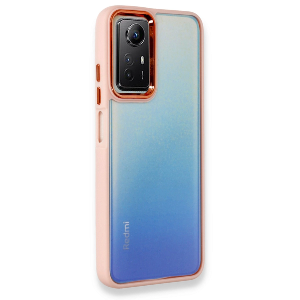 NEWFACE Xiaomi Redmi Note 12S Uyumlu Dora Kapak Telefon Kılıfı Pudra