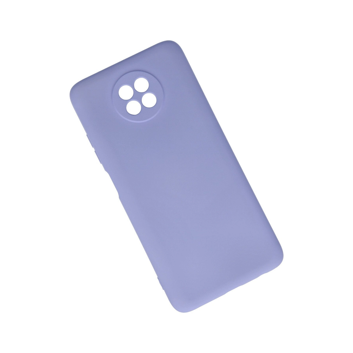 Dört kameralı kesimli lavanta rengi telefon kılıfı.