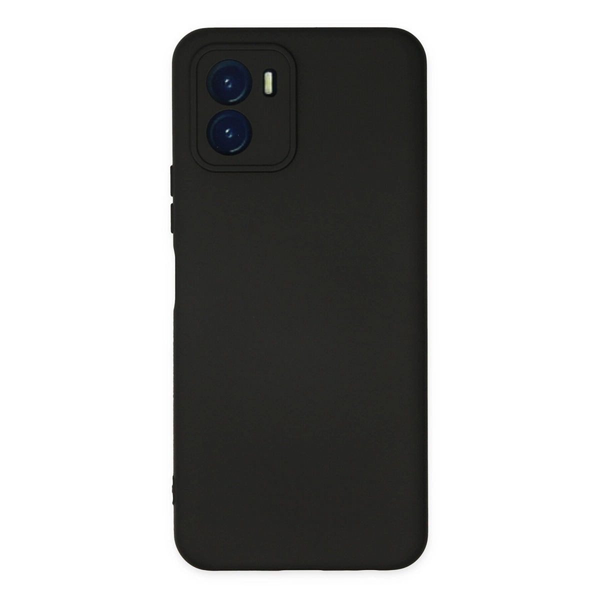 NEWFACE Vivo Y15S Uyumlu Nano İçi Kadife Silikon Telefon Kılıfı Siyah