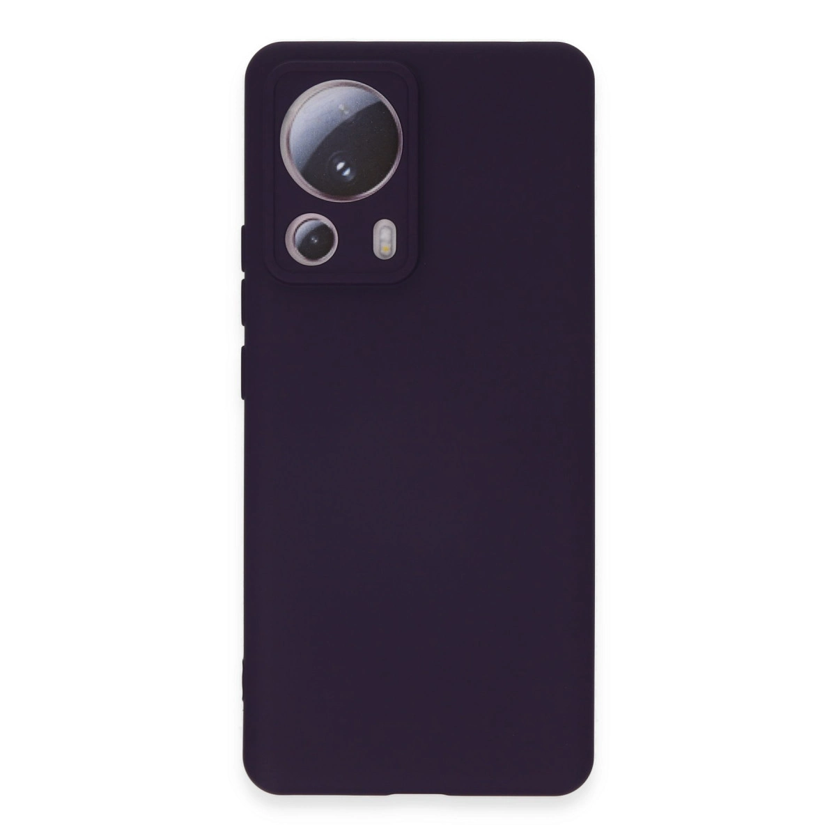 NEWFACE Xiaomi Mi 13 Lite Uyumlu Nano İçi Kadife Silikon Telefon Kılıfı Mor