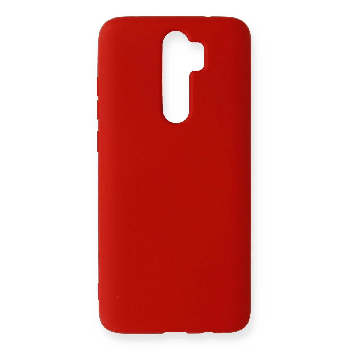 NEWFACE Xiaomi Redmi Note 8 Pro Uyumlu Nano İçi Kadife Silikon Telefon Kılıfı Kırmızı