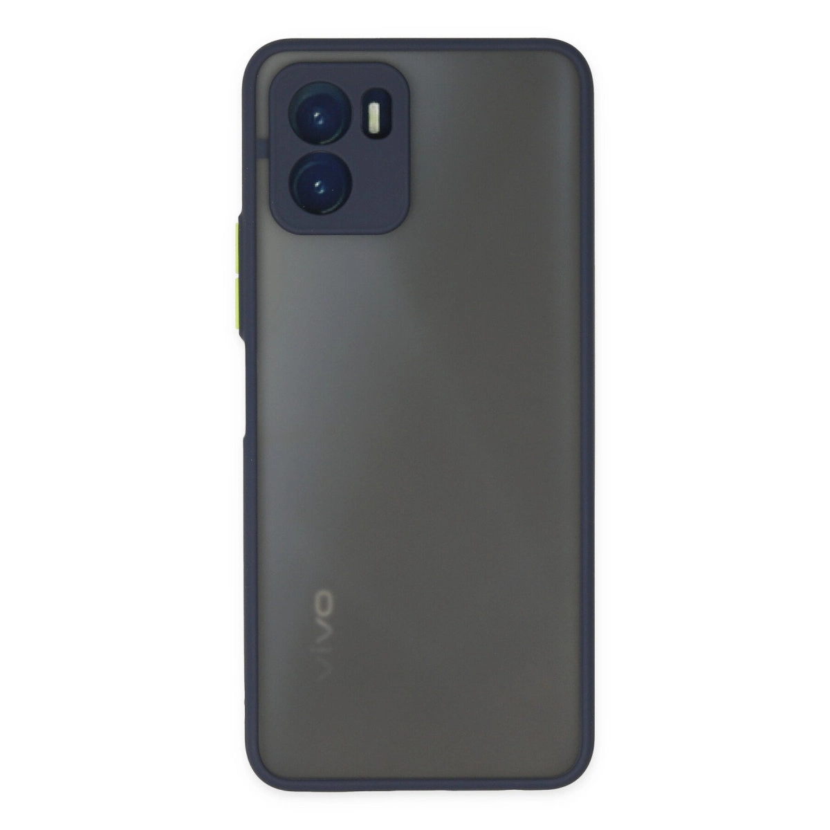 NEWFACE Vivo Y15S Uyumlu  Montreal Silikon Kapak Telefon Kılıfı Lacivert