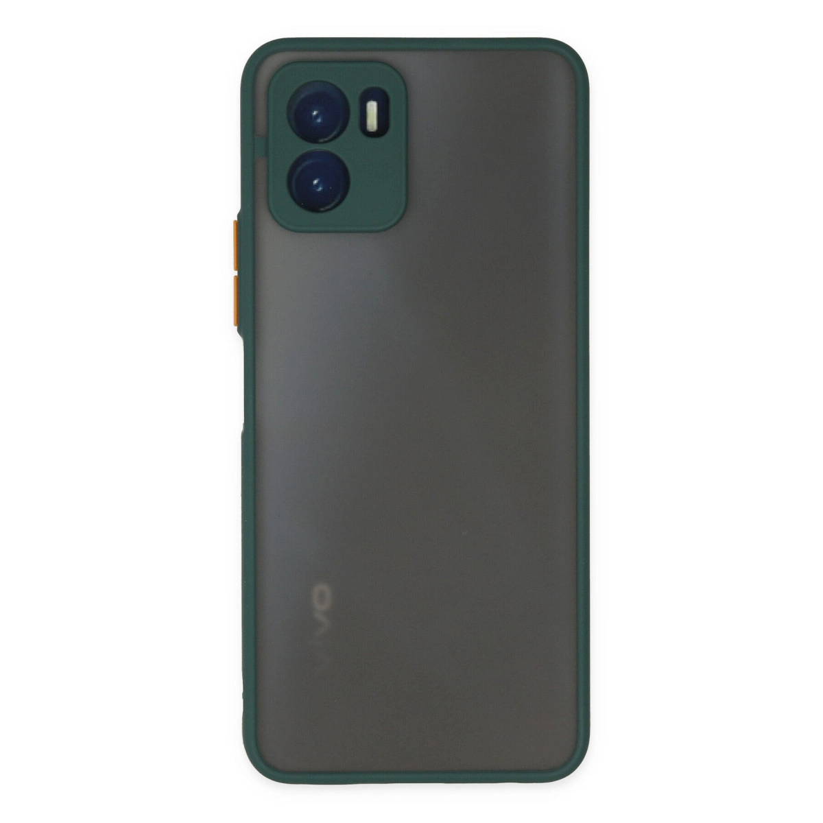 NEWFACE Vivo Y15S Uyumlu  Montreal Silikon Kapak Telefon Kılıfı Yeşil