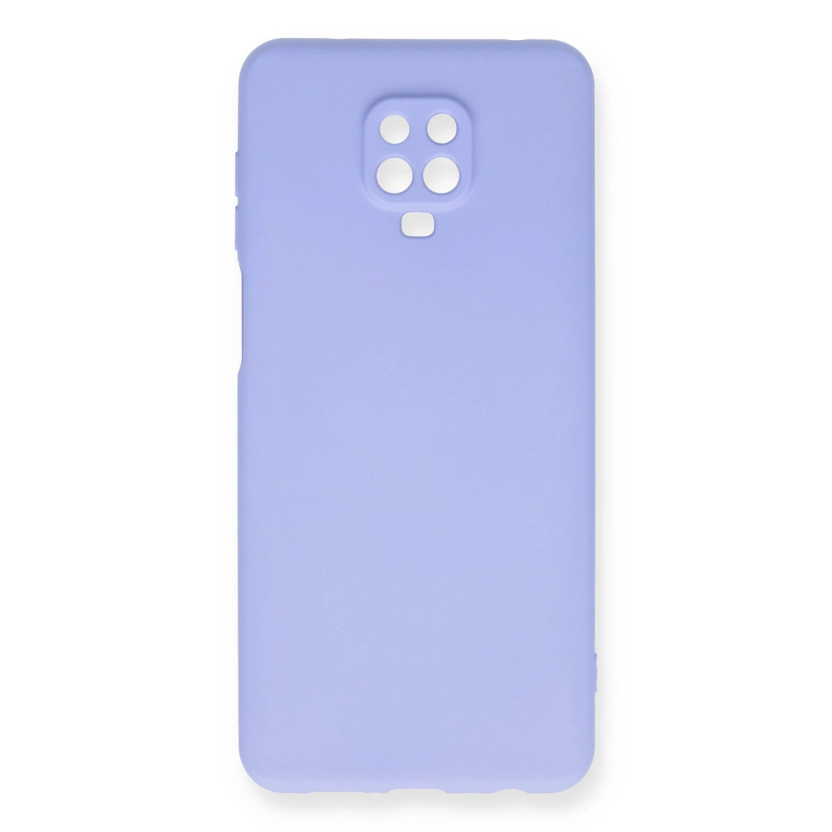 NEWFACE Xiaomi Redmi Note 9  Pro Uyumlu Nano İçi Kadife Silikon Telefon Kılıfı Lila
