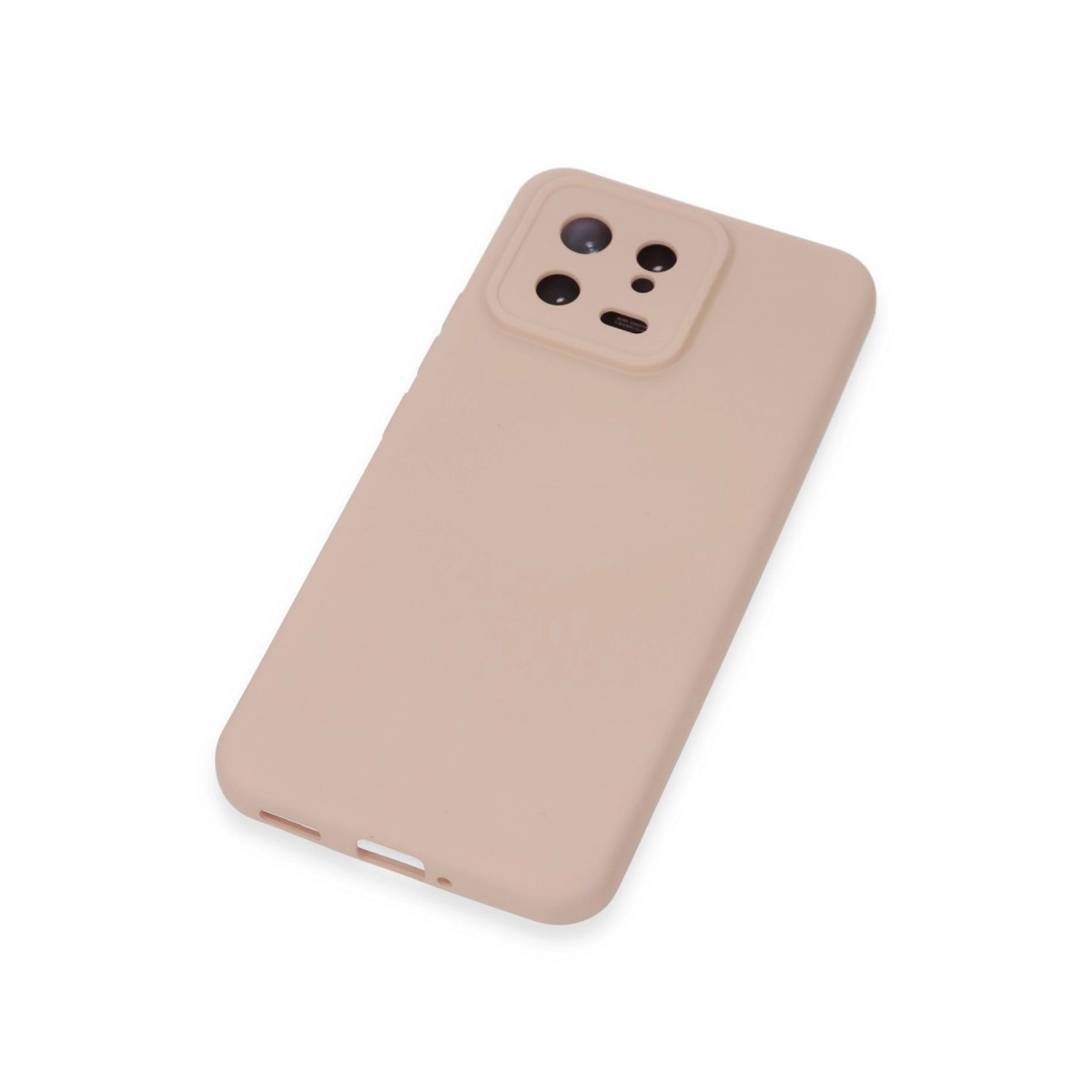 NEWFACE Xiaomi Mi 13  Uyumlu Nano İçi Kadife Silikon Telefon Kılıfı Pudra
