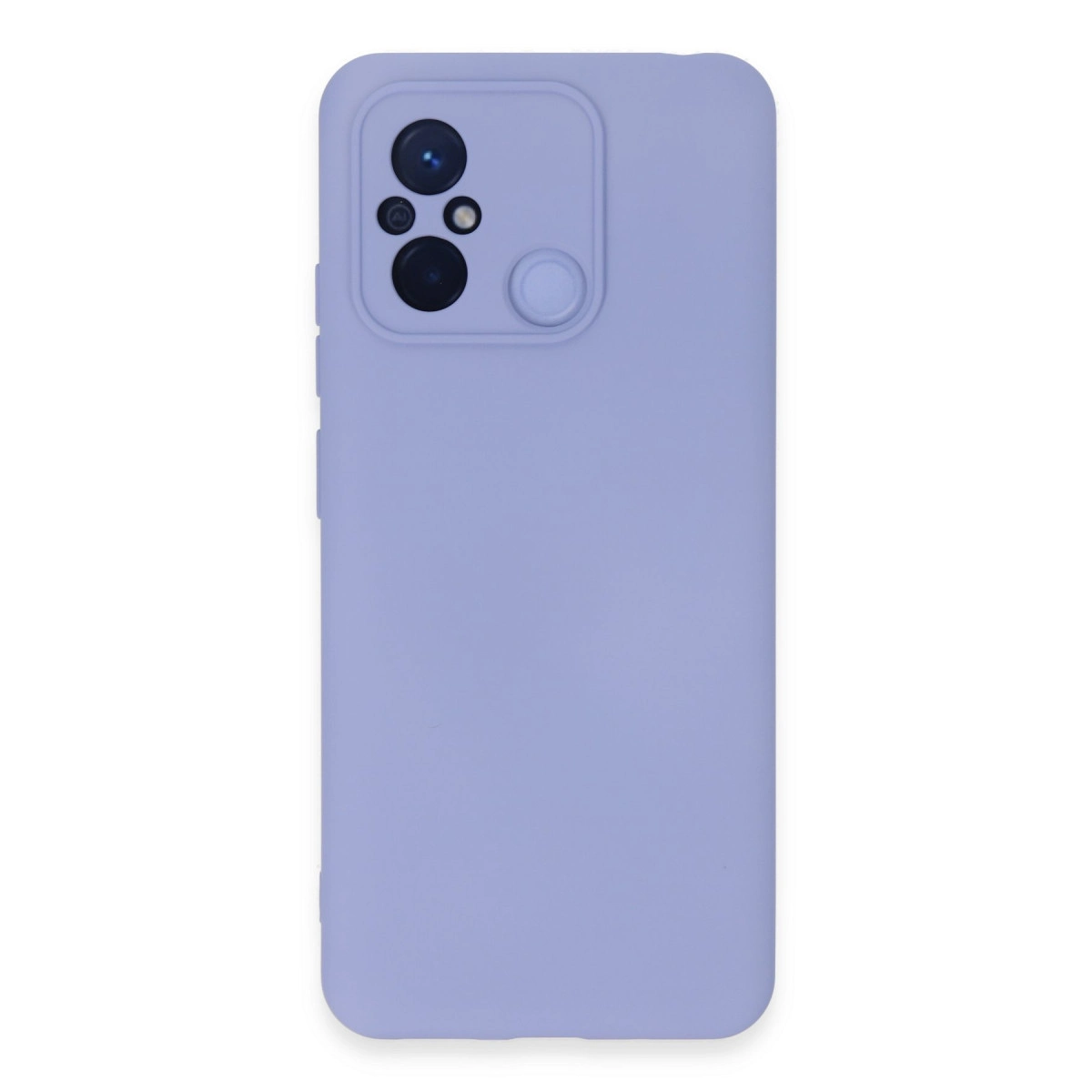 NEWFACE Xiaomi Redmi 12C Uyumlu Nano İçi Kadife Silikon Telefon Kılıfı Lila