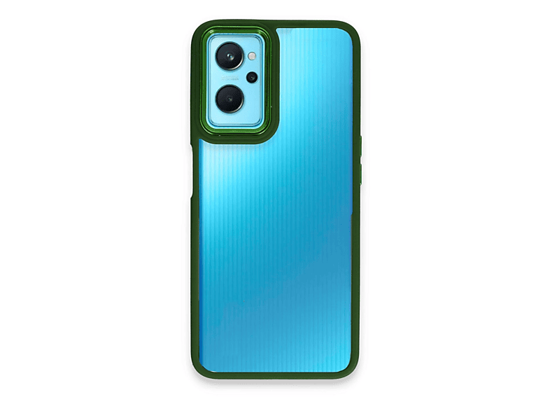 NEWFACE Realme 9i 4G Uyumlu Dora Kapak Telefon Kılıfı Haki Yeşil