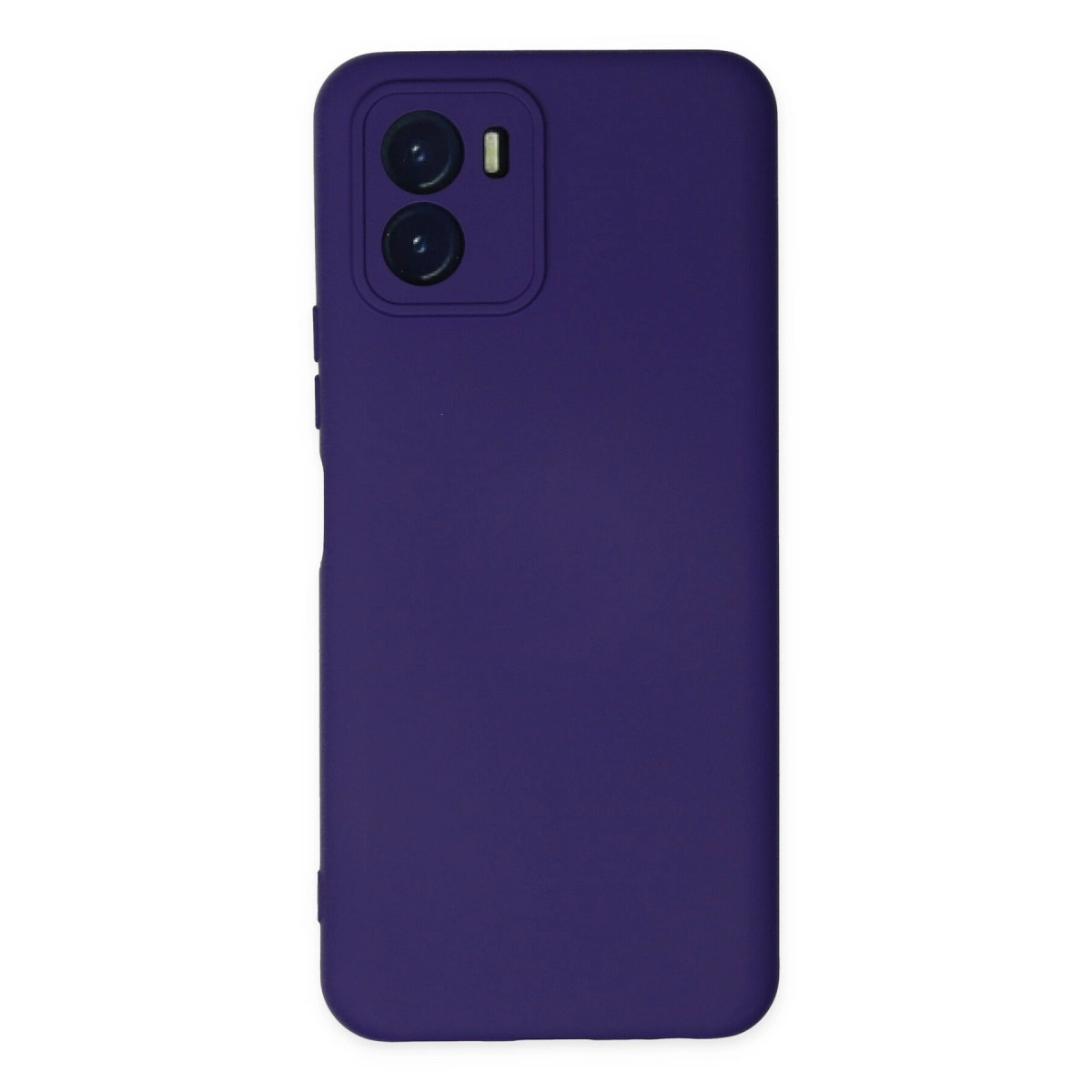 NEWFACE Vivo Y15S Uyumlu Nano İçi Kadife Silikon Telefon Kılıfı Mor