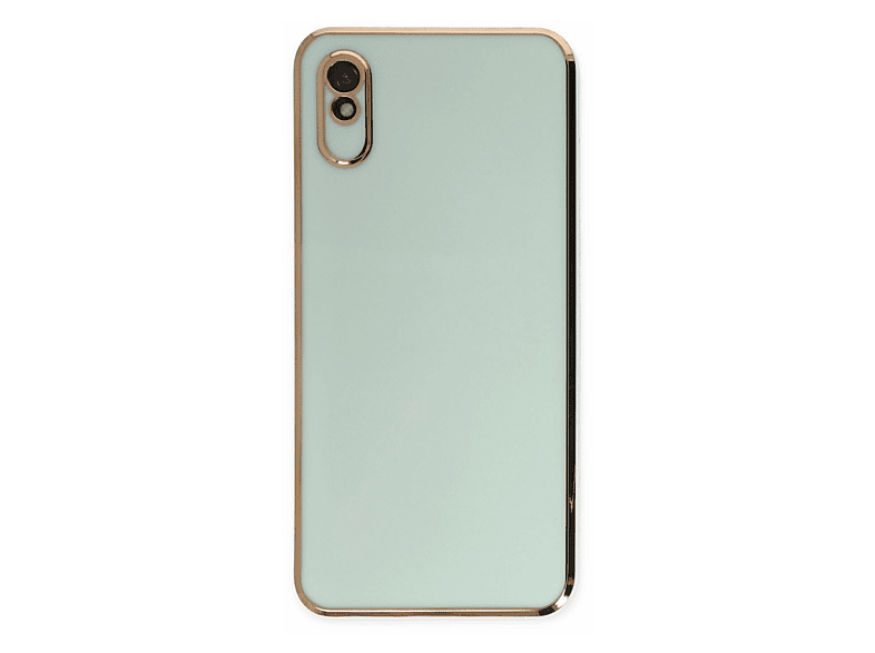 NEWFACE Xiaomi Redmi 9A Uyumlu Volet Silikon Telefon Kılıfı Açık Yeşil
