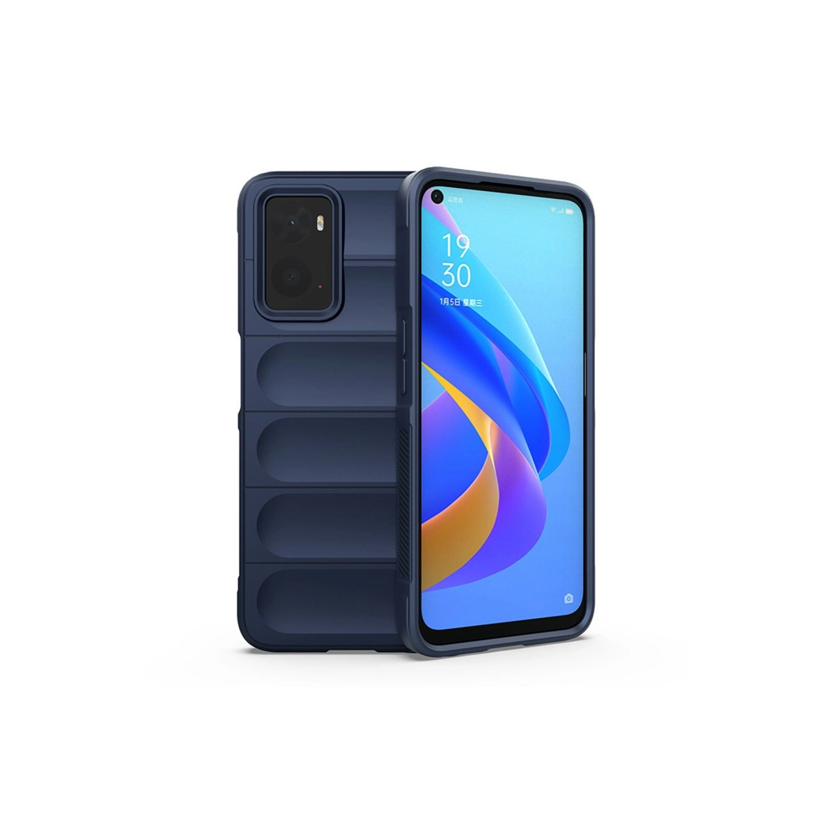 NEWFACE Realme 9I 4G Uyumlu Optimum Silikon Telefon Kılıfı Lacivert