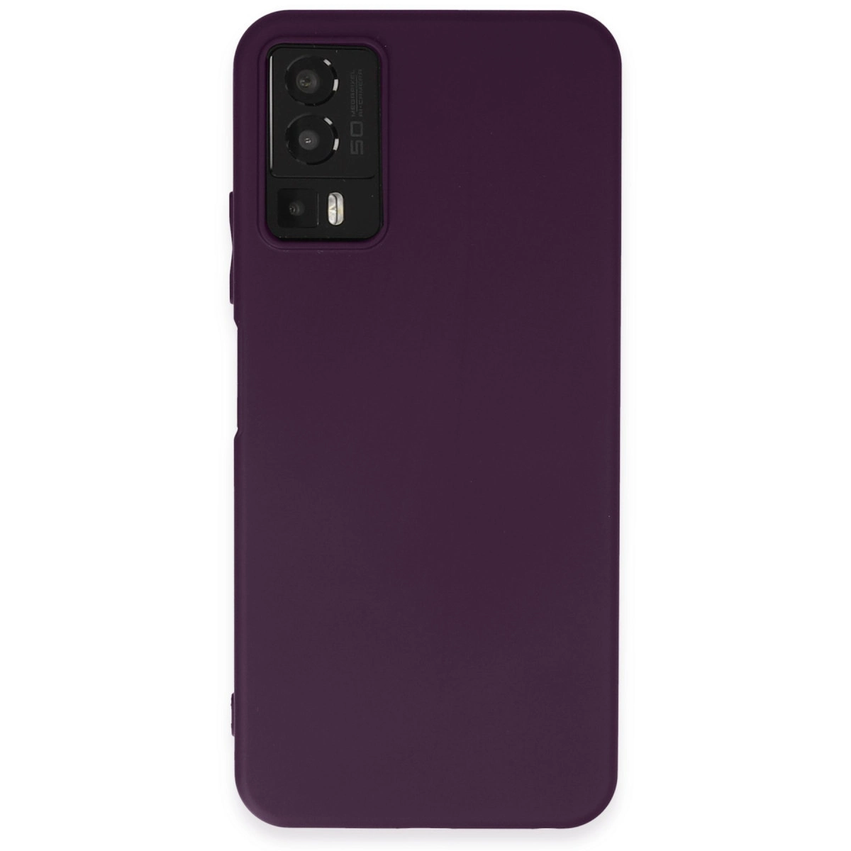 NEWFACE General Mobile GM 23 Uyumlu First Silikon Telefon Kılıfı Mor