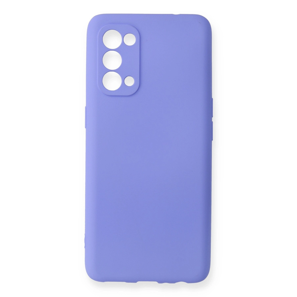 NEWFACE Oppo Reno 5 Pro Uyumlu First Silikon Telefon Kılıfı Lila