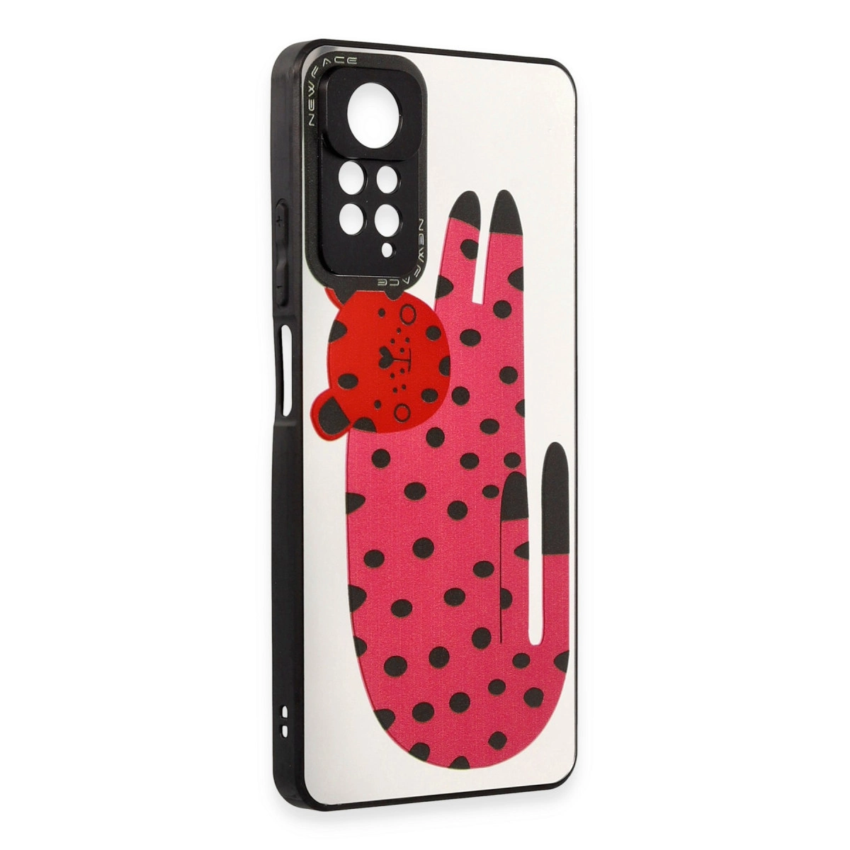 NEWFACE Xiaomi Redmi Note 11 Pro Uyumlu Mirror Desenli Kapak Telefon Kılıfı Çok Renkli