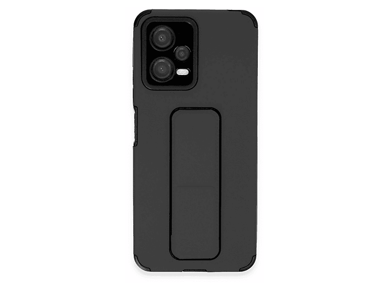 NEWFACE Xiaomi Poco X5 5G Uyumlu Mega Standlı Silikon Telefon Kılıfı Siyah