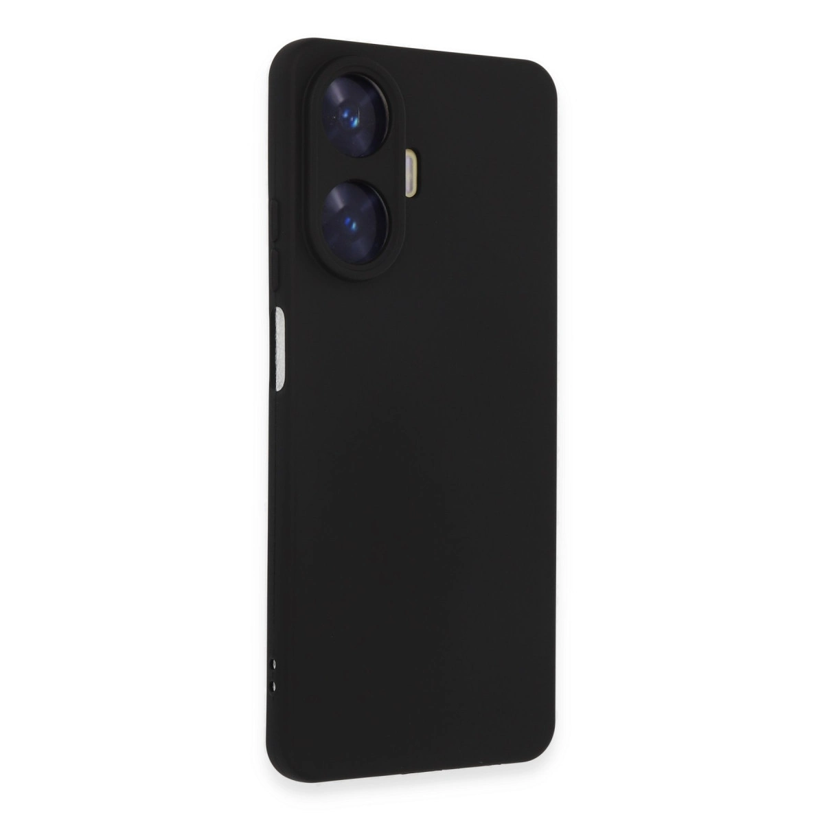 NEWFACE Realme C55 Uyumlu Nano İçi Kadife Silikon Telefon Kılıfı Siyah
