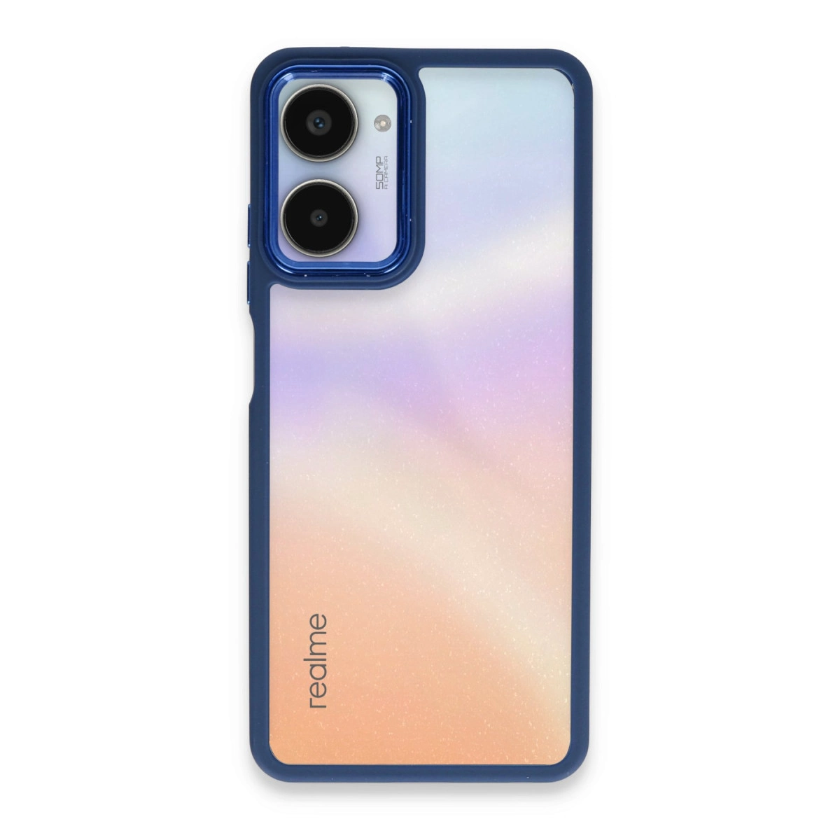NEWFACE Realme 10 Pro 5G Uyumlu Dora Kapak Telefon Kılıfı Mavi