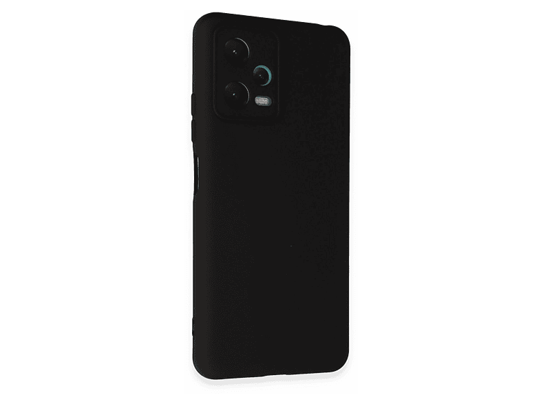 NEWFACE Xiaomi Redmi Note 12 5G Uyumlu Nano İçi Kadife Silikon Telefon Kılıfı Siyah