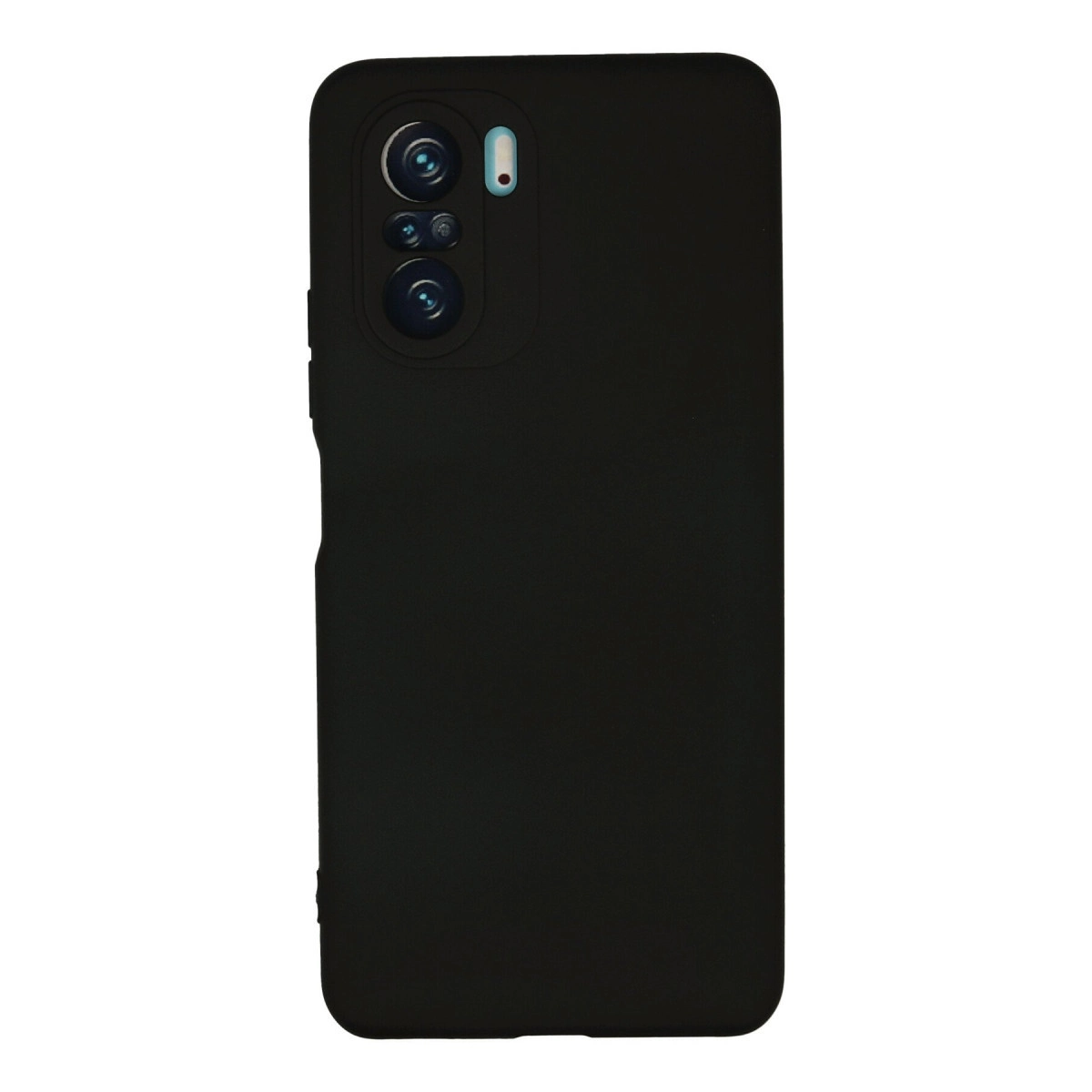NEWFACE Xiaomi Poco F3 Uyumlu Nano İçi Kadife Silikon Telefon Kılıfı Siyah