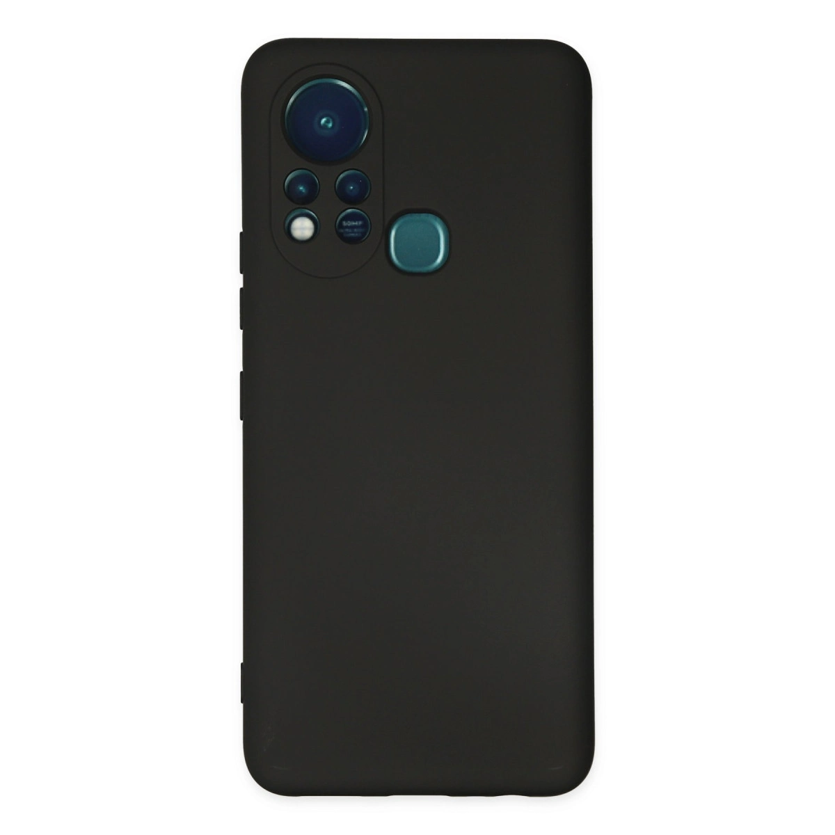 NEWFACE İnfinix Hot 11S Uyumlu Nano İçi Kadife Silikon Telefon Kılıfı Siyah